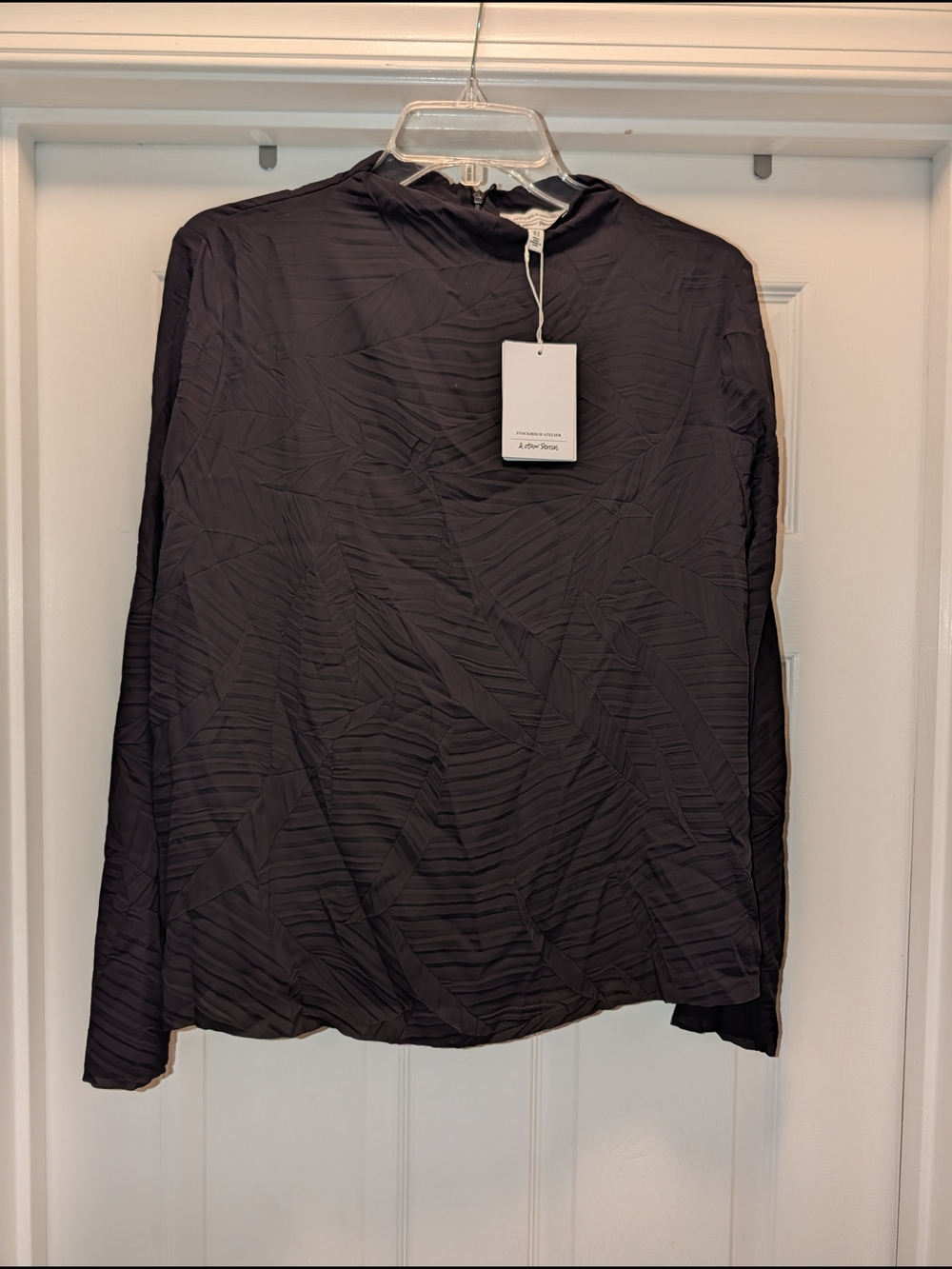 Stockholm Atelier & Other Stories, Sheer Black Woman's Top